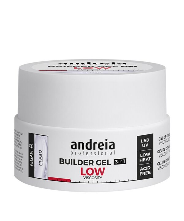Gel Construção 3 em 1 Baixa Densidade Soft White Andreia 22g