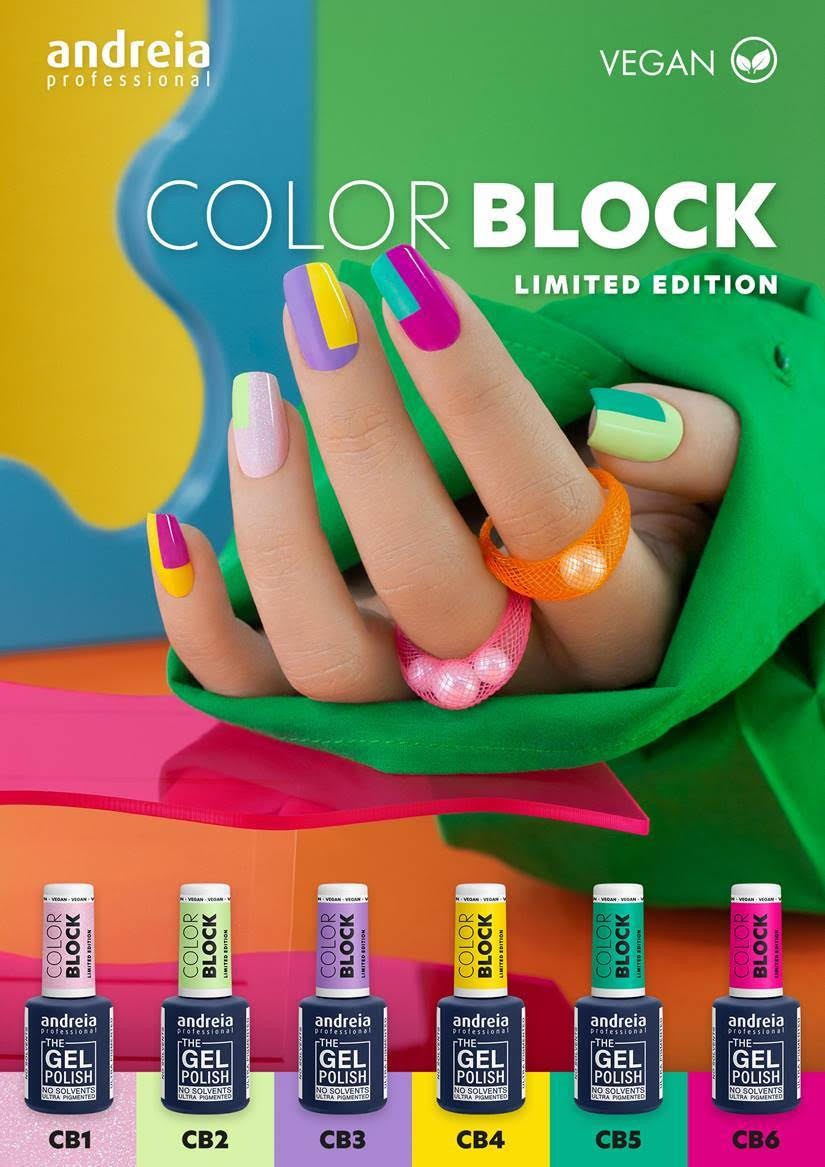 Verniz Gel Andreia Coleção Color Block
