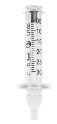 Seringa 0,3ml para Caneta Intradermica - Pc-5 Unidades