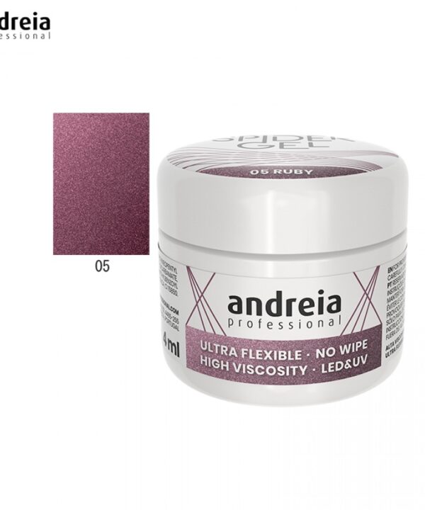 Andreia Spider Gel 05 Vermelho 4ml