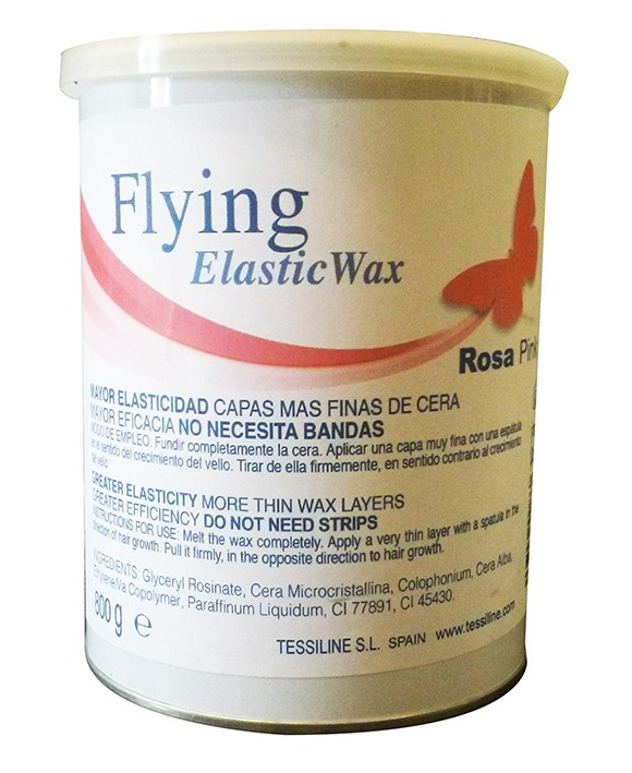 Cera Depilação Rosa Flying Elastic Wax 800ml