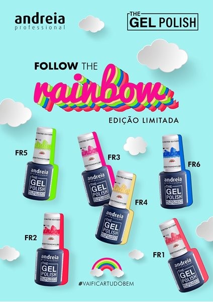The Gel Polish Andreia Coleção Rainbow