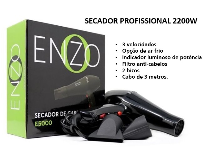 Secador Profissional 2200W